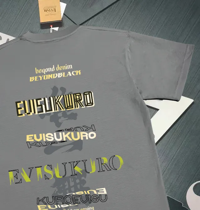 Evisu 2025New Arrival T ⚠ Quality⚠ Same Style T 。 ，Black S-XXL，White S-XXL，Gray M-XXL，Red S-XXL， Red M-XXL